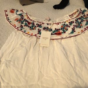 Off the shoulder blouse from France